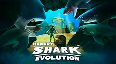 Скачать Hungry Shark Evolution 4.6.0 взломанная на андроид мод много денег и алмазов